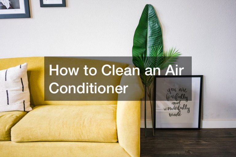 How to Clean an Air Conditioner