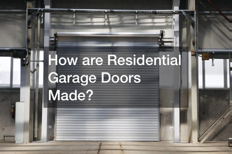 How are Residential Garage Doors Made?