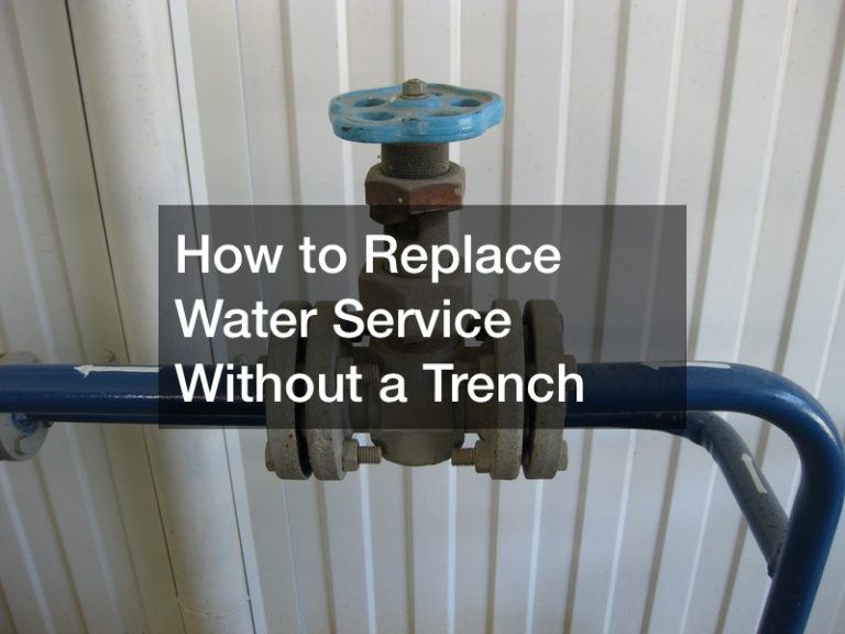 How to Replace Water Service Without a Trench