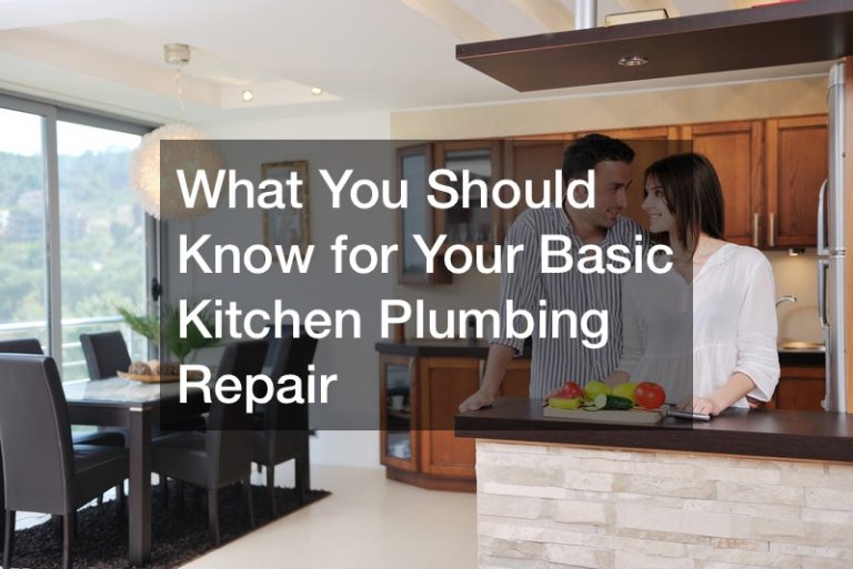 What You Should Know for Your Basic Kitchen Plumbing Repair