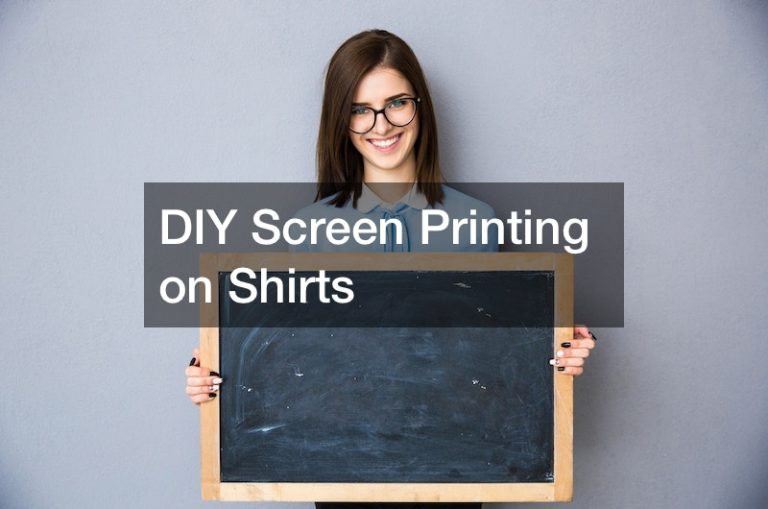 DIY Screen Printing on Shirts
