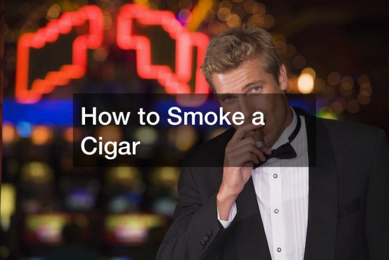 How to Smoke a Cigar